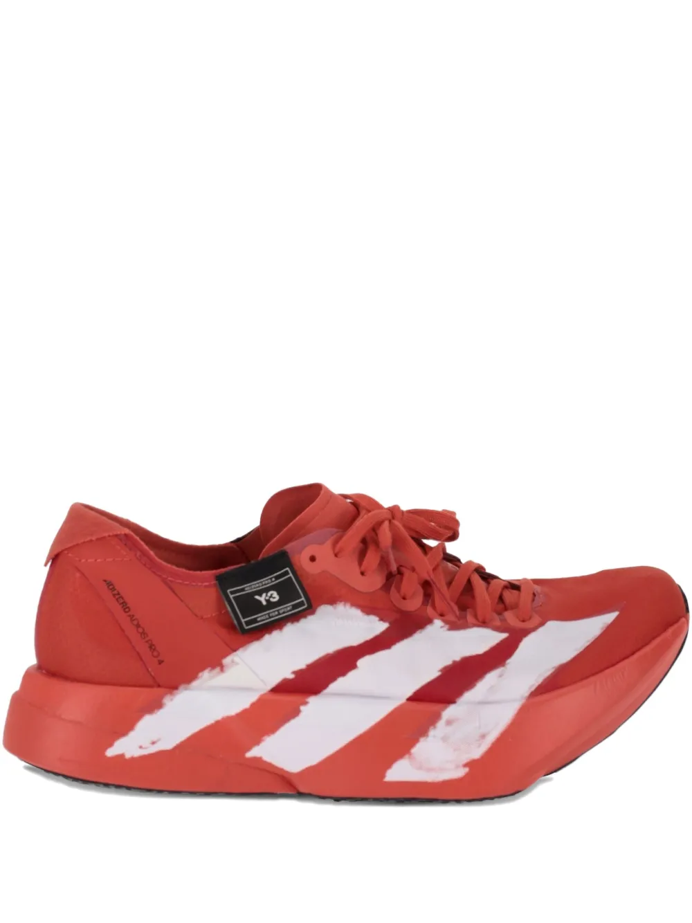 Adidas Adios Pro 4 striped sneakers Rood