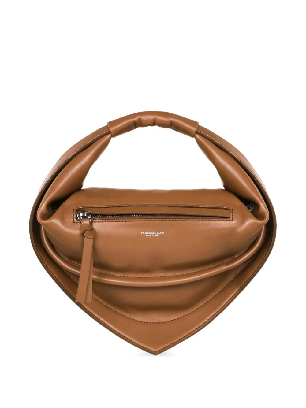 FEDERICO CINA Tortellino medium shopper - Bruin