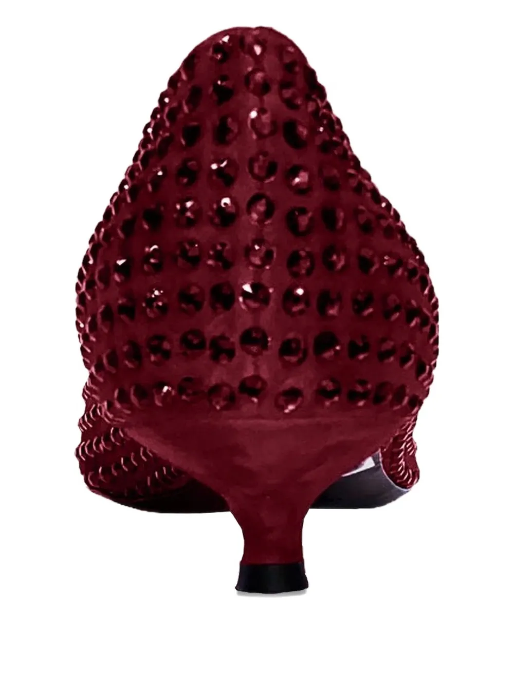 La-Rose Pumps met kristallen hak Rood