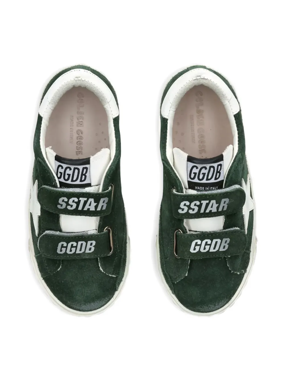 Golden Goose Kids Sneakers met sterapplicatie Groen