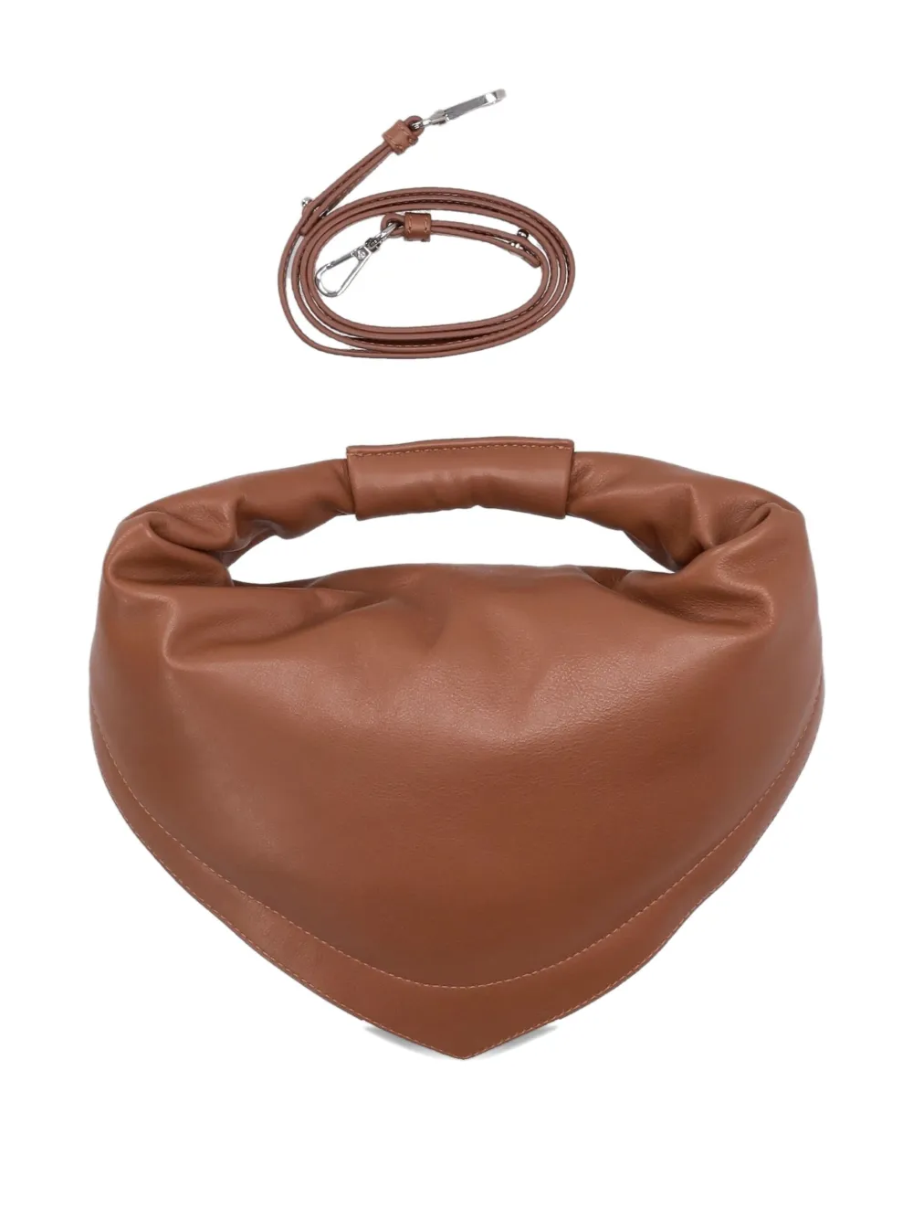 FEDERICO CINA mini Tortellino top-handle tote bag - Bruin