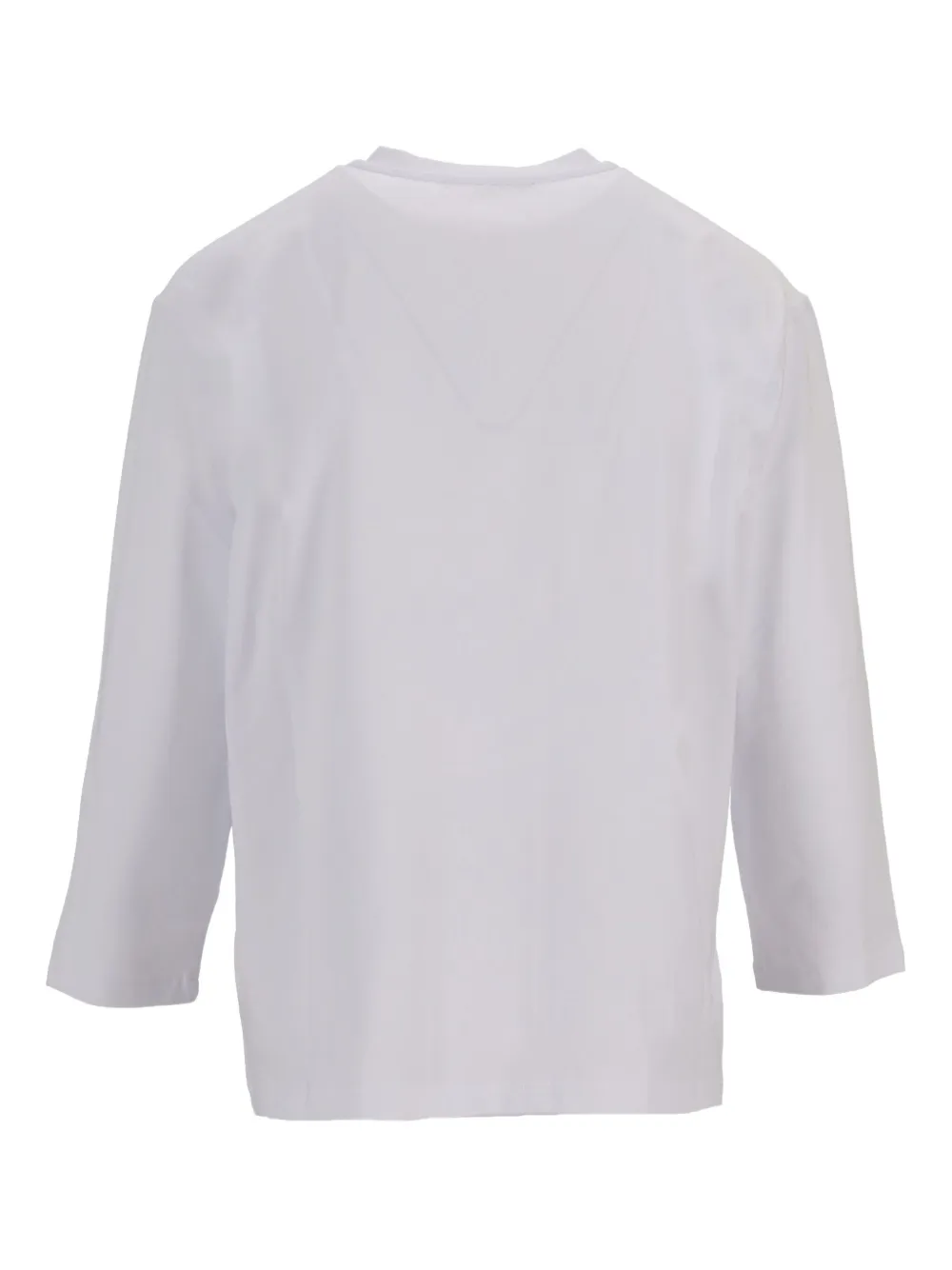 La-Rose Katoenen T-shirt Wit