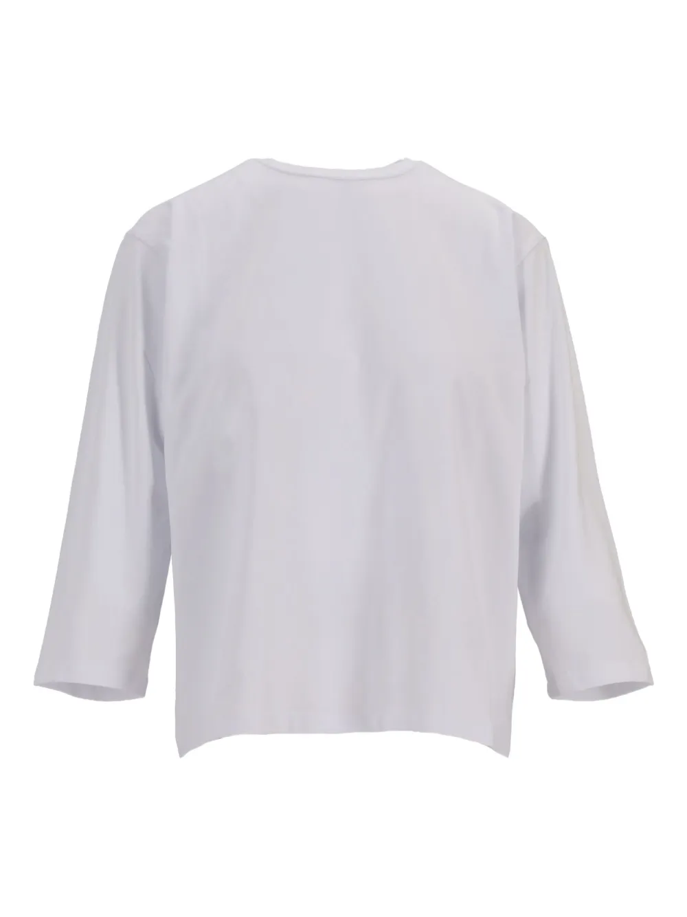 La Rose Cotton T-shirt In White