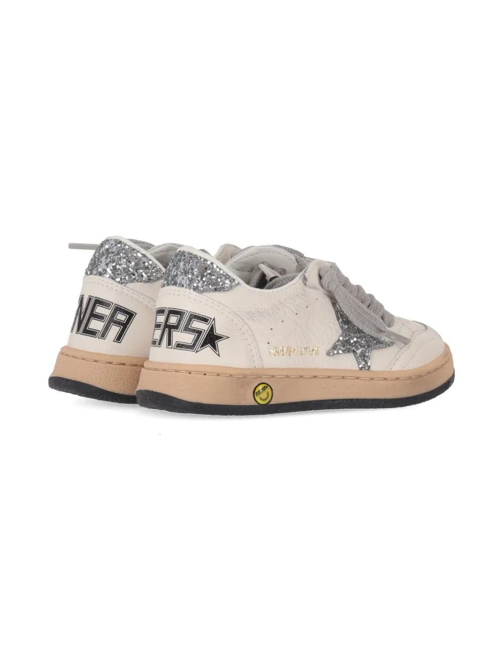 Golden Goose Kids lace-up sneakers Beige