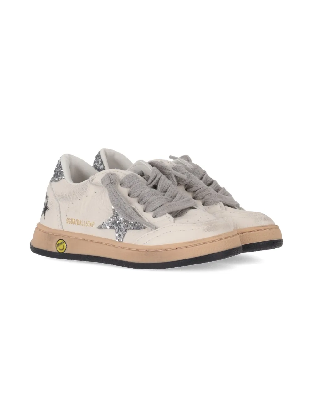 Golden Goose Kids lace-up sneakers Beige