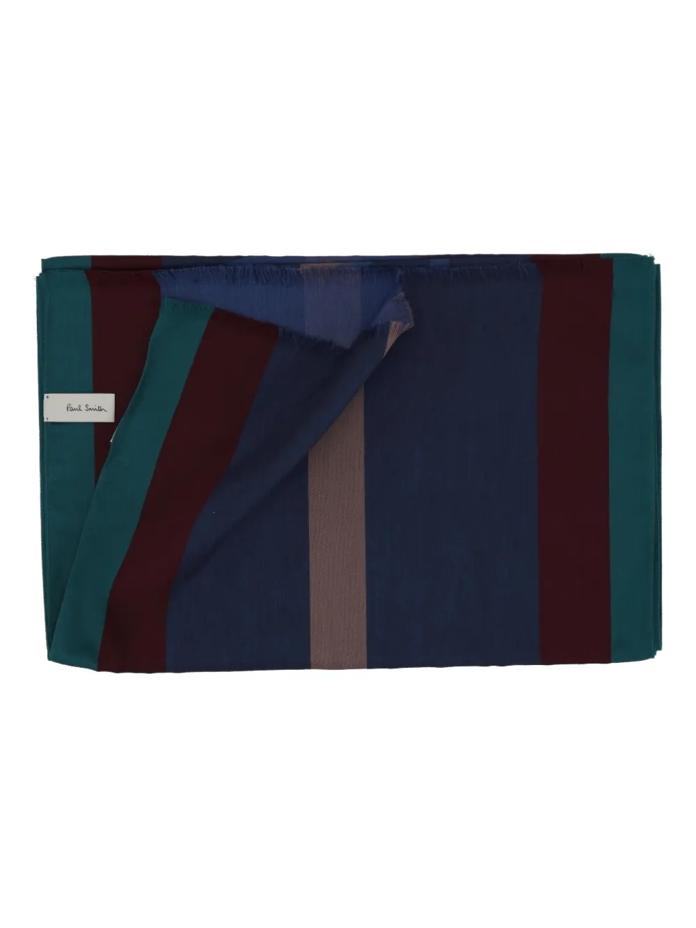 Paul Smith Reggie stripe scarf | Blue | Image 1