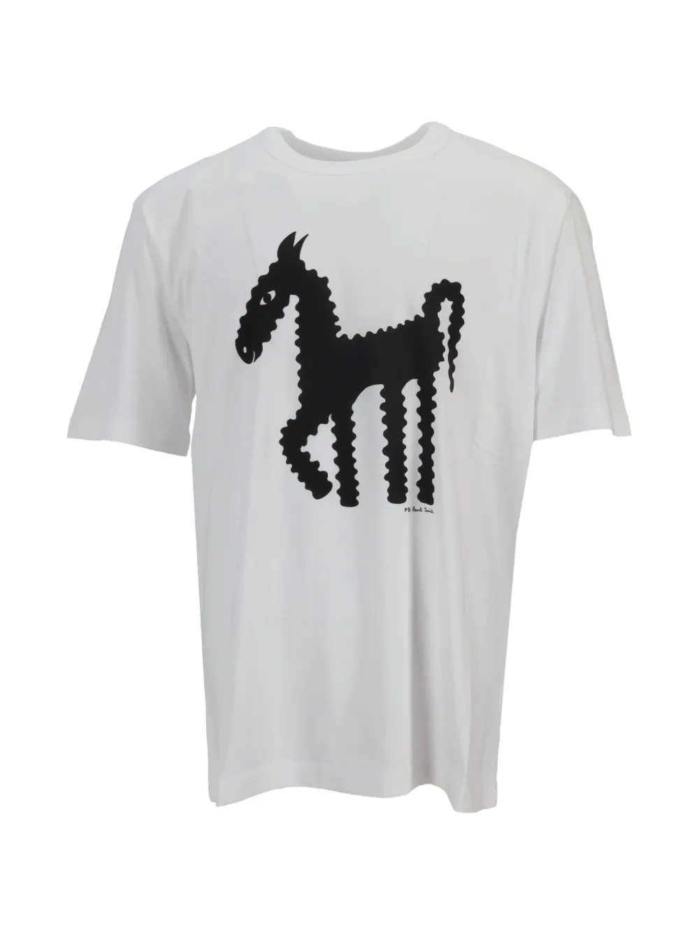 Paul Smith horse-print T-shirt - Weiß