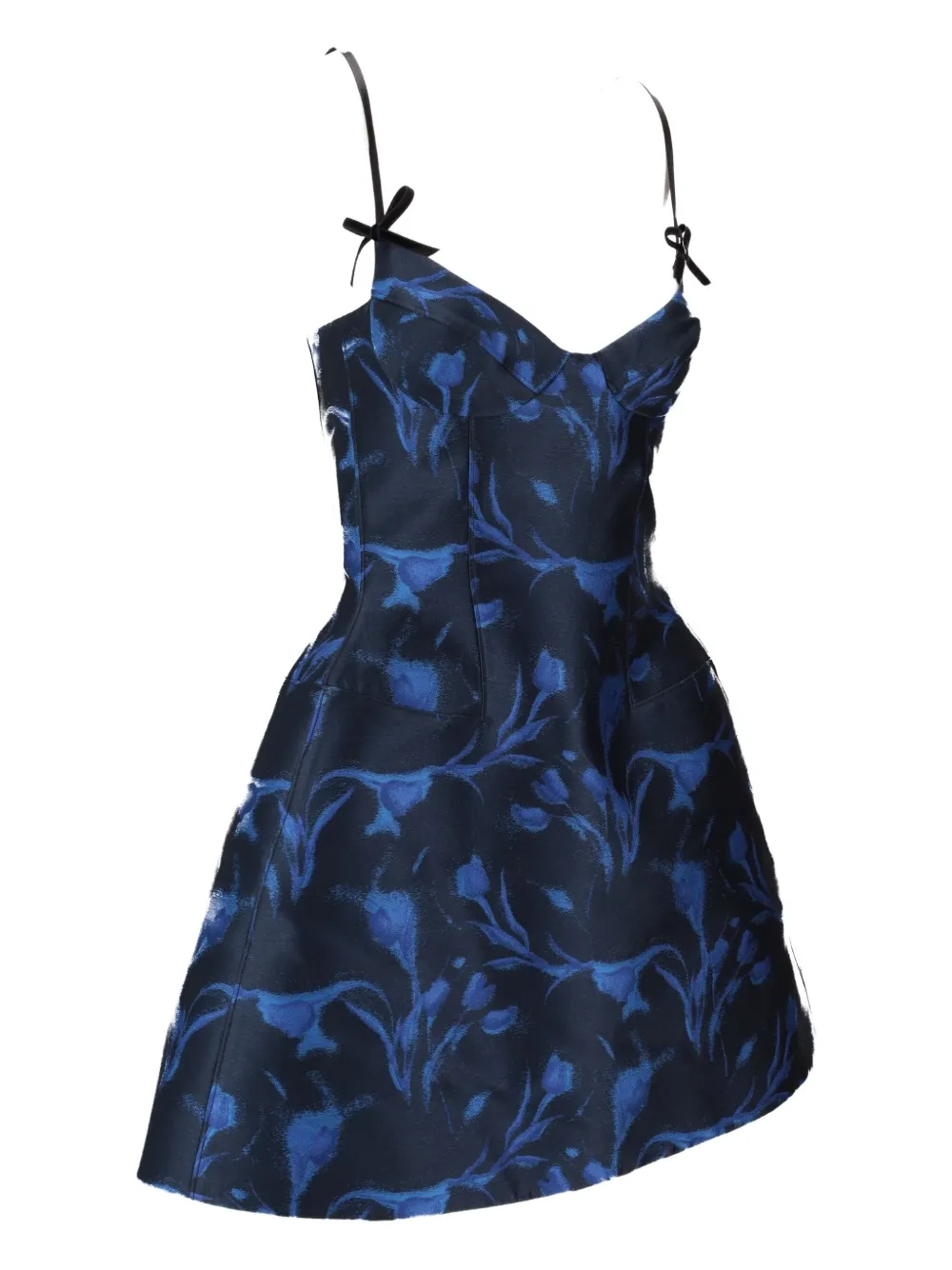 SHUSHU TONG Jurk met korset Blauw