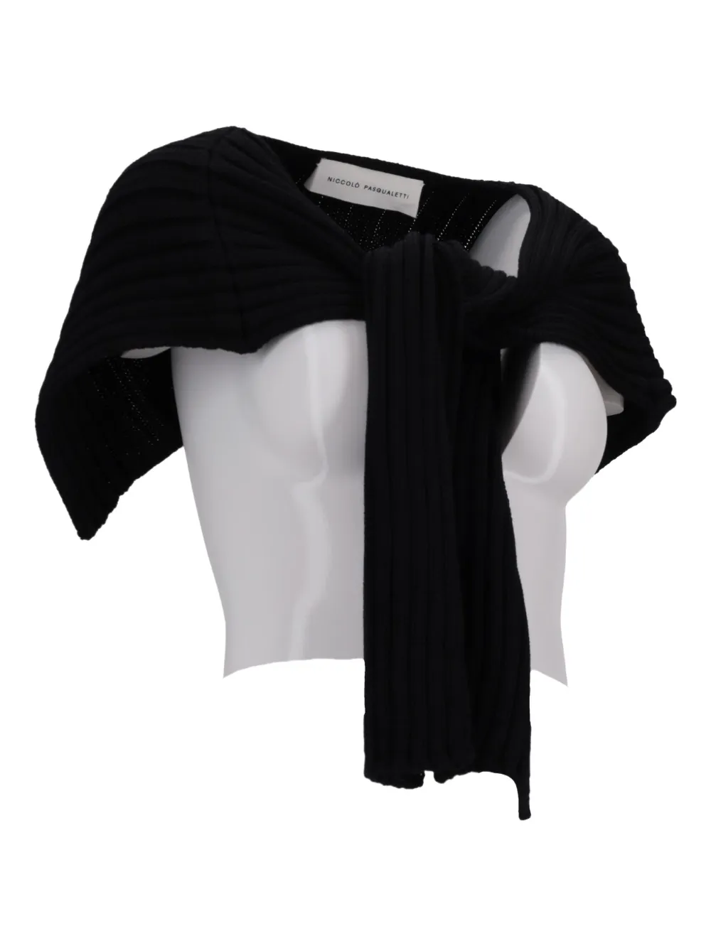Niccolò Pasqualetti Parte Wool Scarf In Black