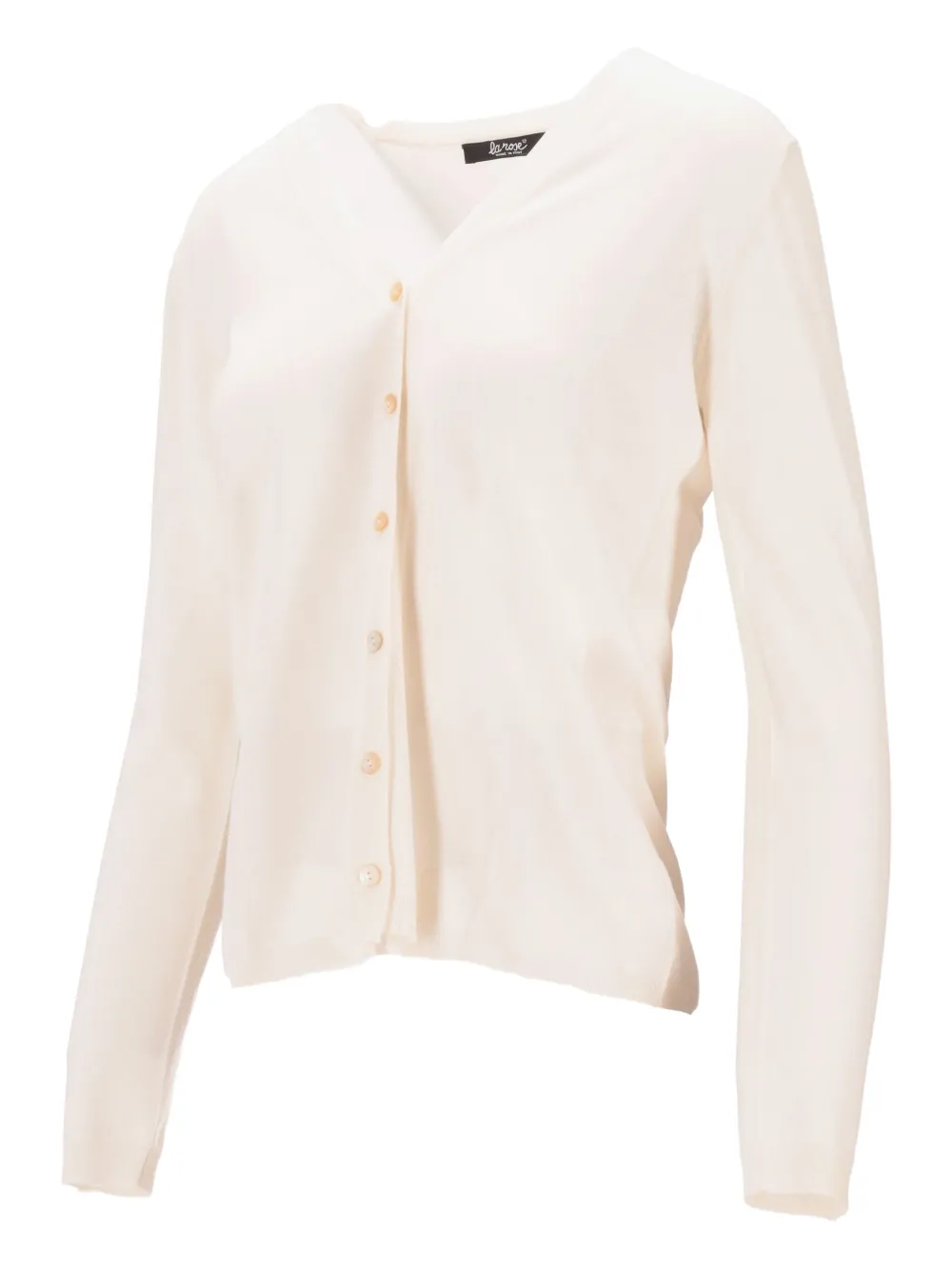  La-rose Front-button Cardigan - Neutrals 