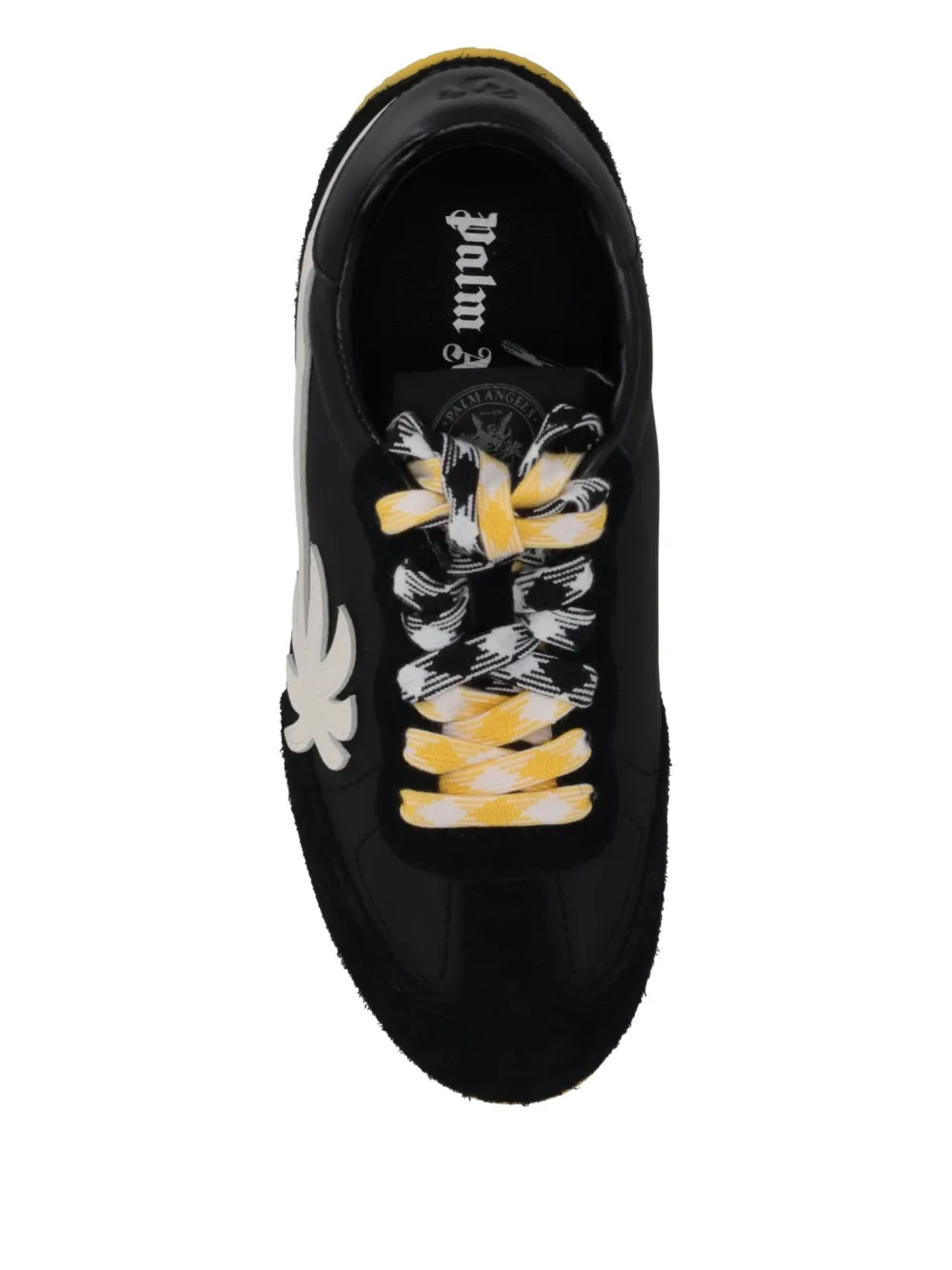 Palm Angels Pa 5 Leather Sneakers In Multi