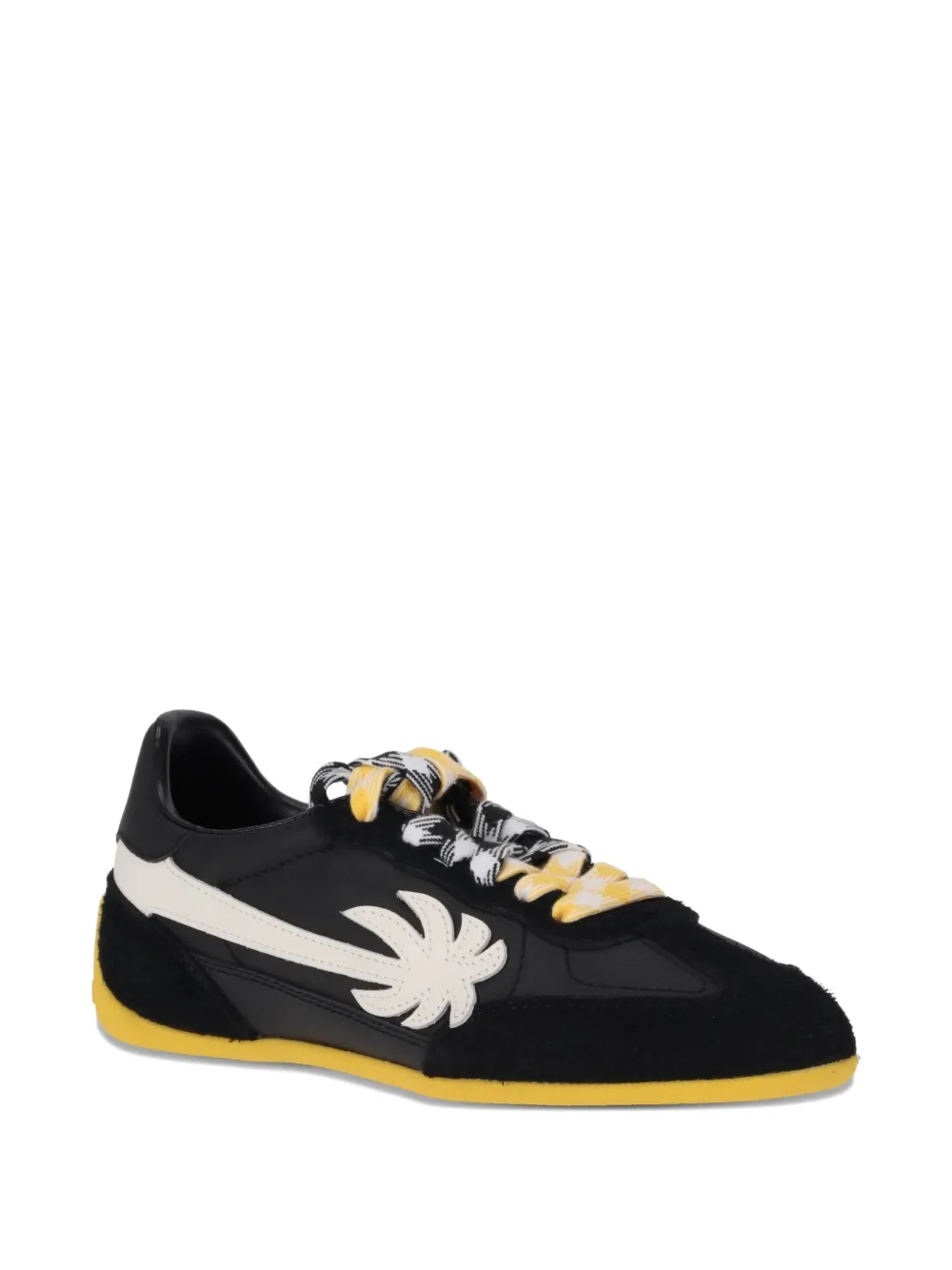 Palm Angels PA 5 leather sneakers - Zwart