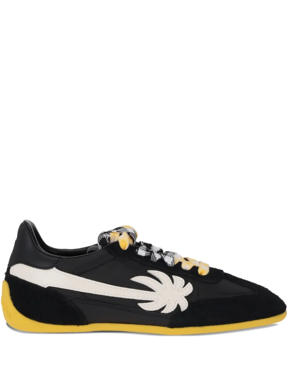 Palm Angels Pa 5 Leather Sneakers In Multi