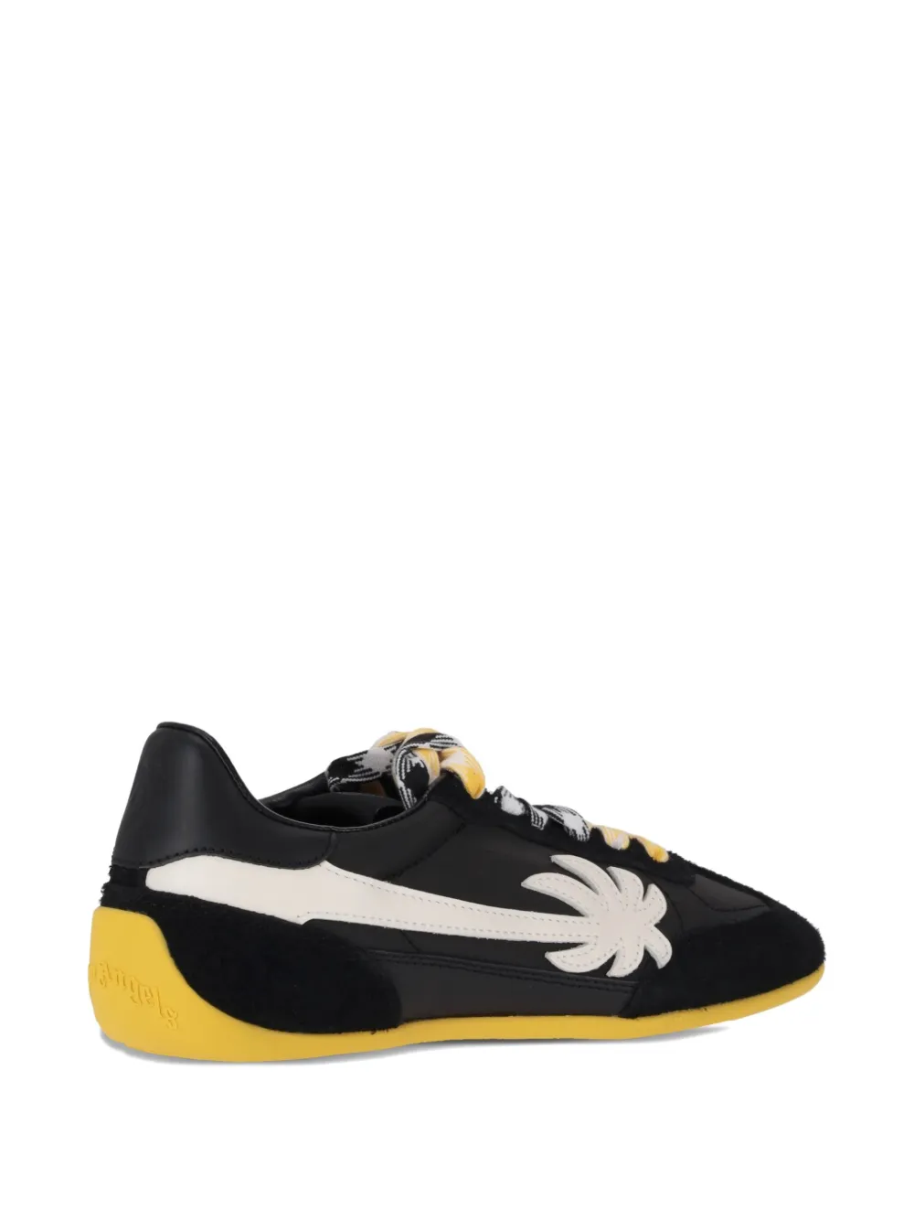 Palm Angels Pa 5 Leather Sneakers In Multi