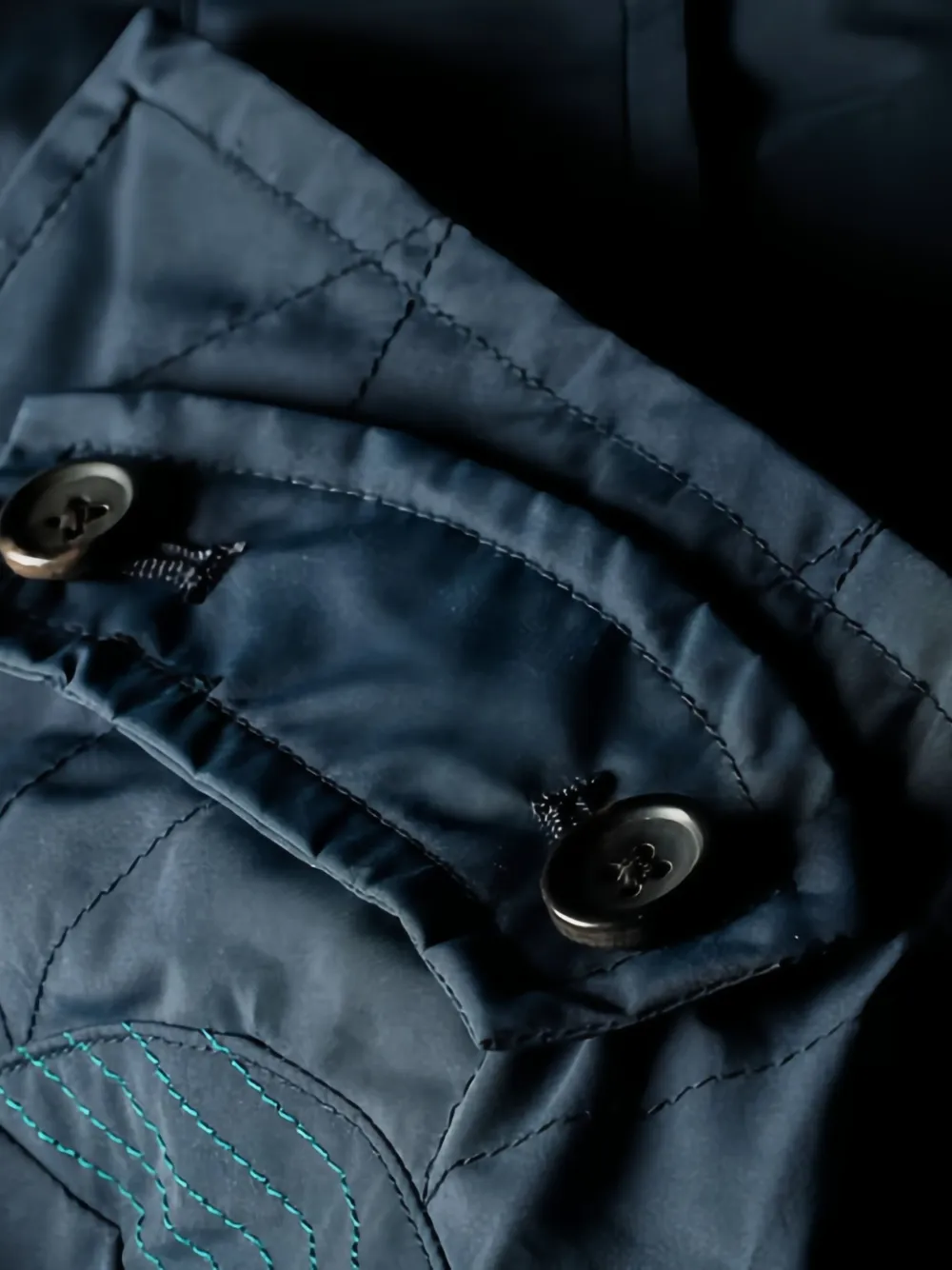 Paul Smith Mac Buttoned Coat In Blue