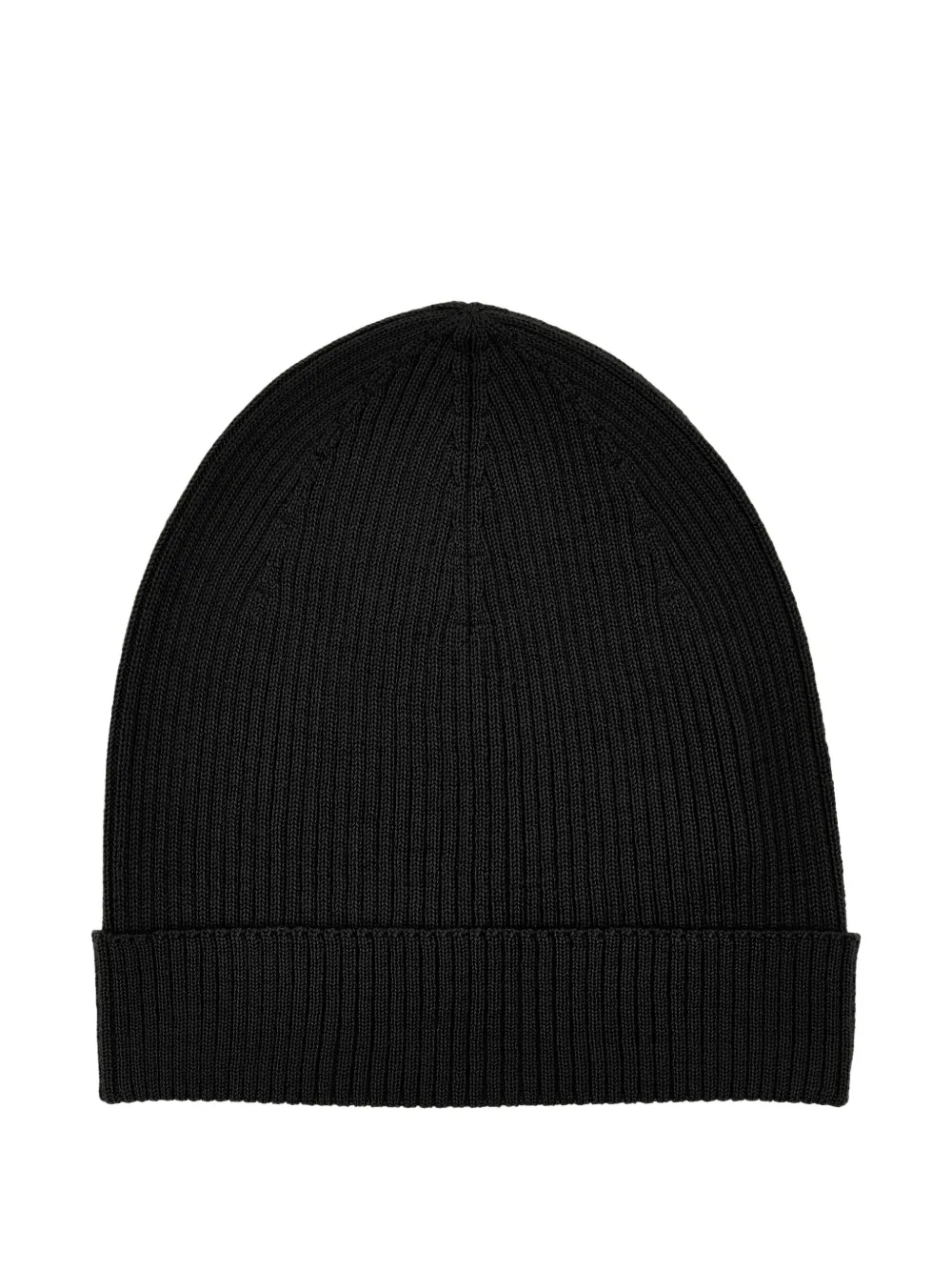 Rick Owens ribbed beanie hat | Brown | Image 1
