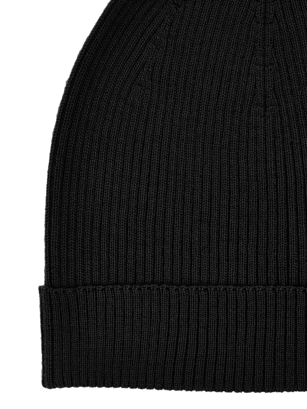 Rick Owens ribbed beanie hat - Bruin