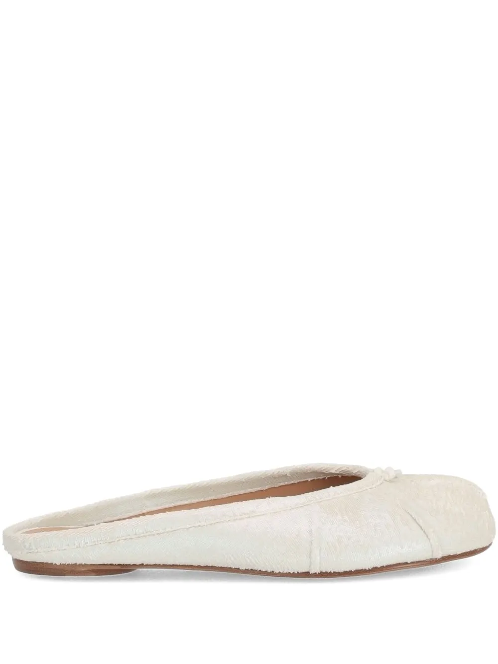 Maison Margiela Tabi Ballerina Mules In White