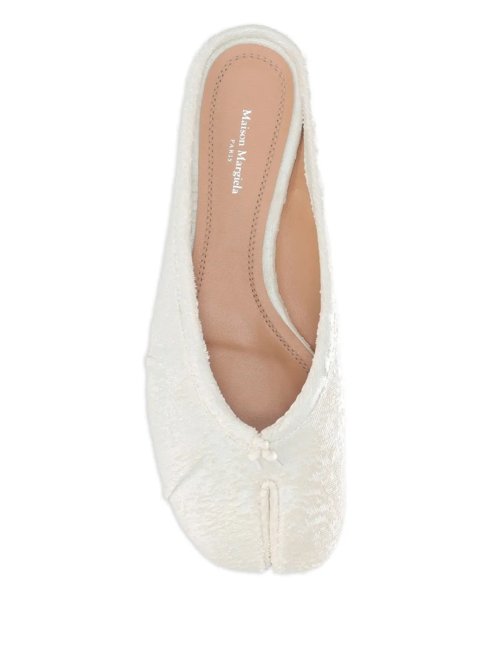 Maison Margiela Tabi Ballerina Mules In White