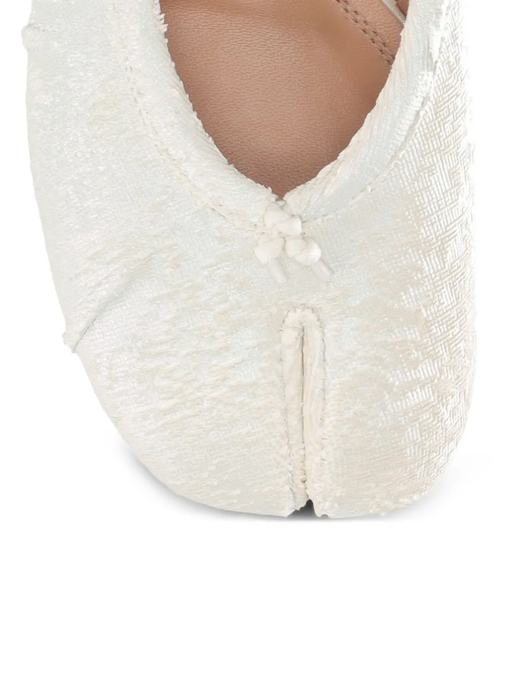 Maison Margiela Tabi Ballerina Mules In White