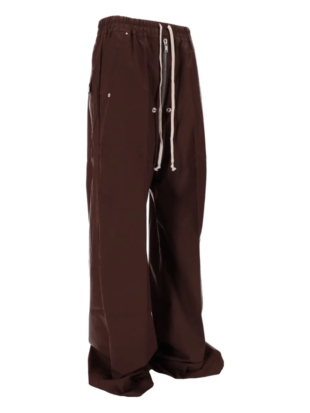Rick Owens Bela Wide-leg Trousers In Brown