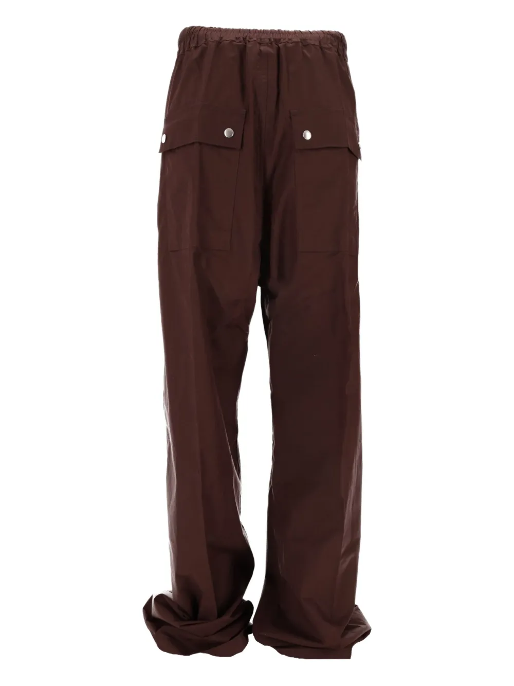 Rick Owens Bela Wide-leg Trousers In Brown
