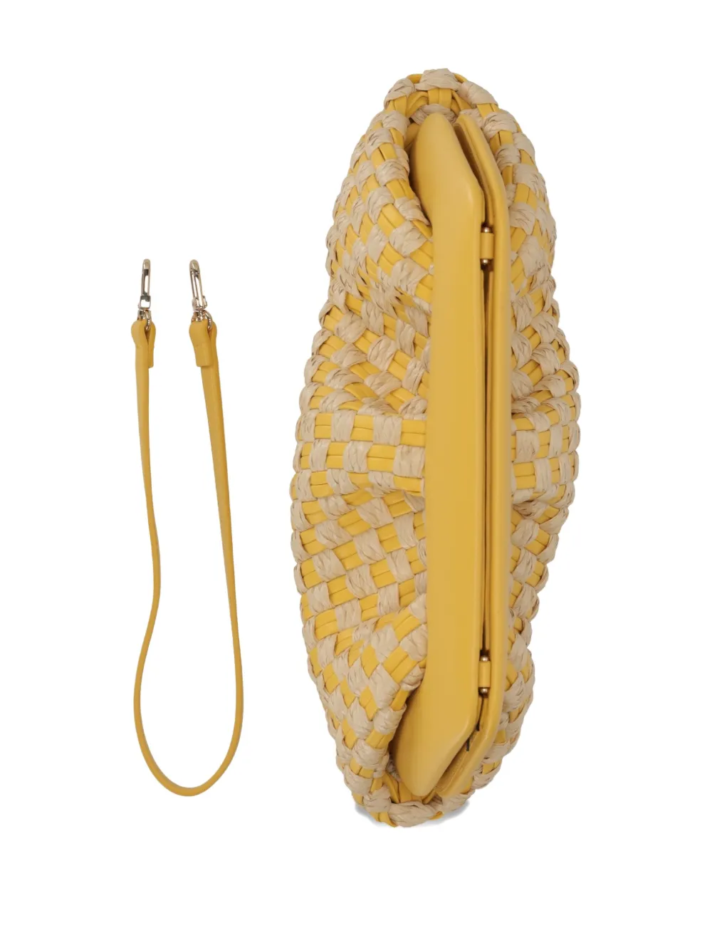 Themoirè Emera kleine tas Geel