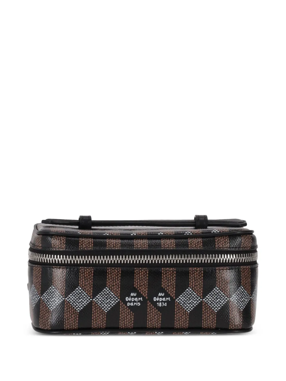 Au Départ ジップ バニティバッグ - ブラック