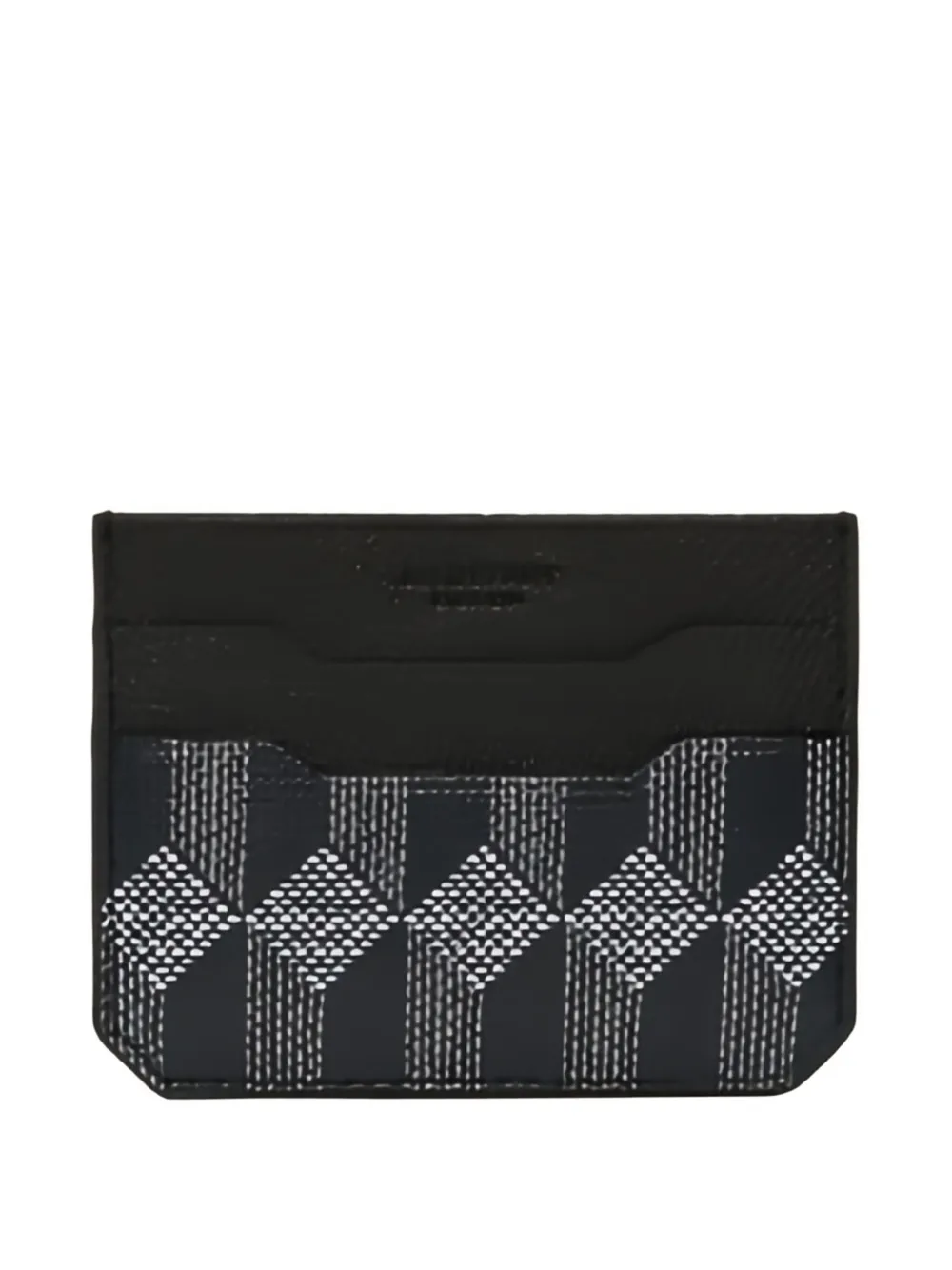 Au Depart Geometric-pattern Card Holder In Black