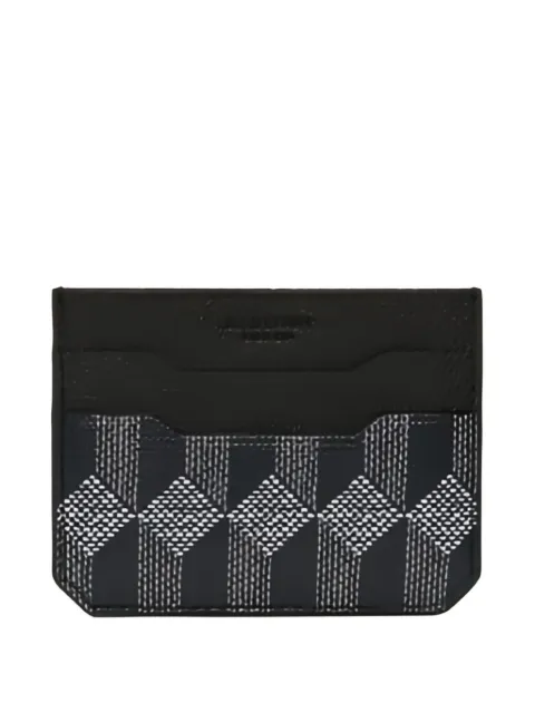 Au Départ geometric-pattern card holder