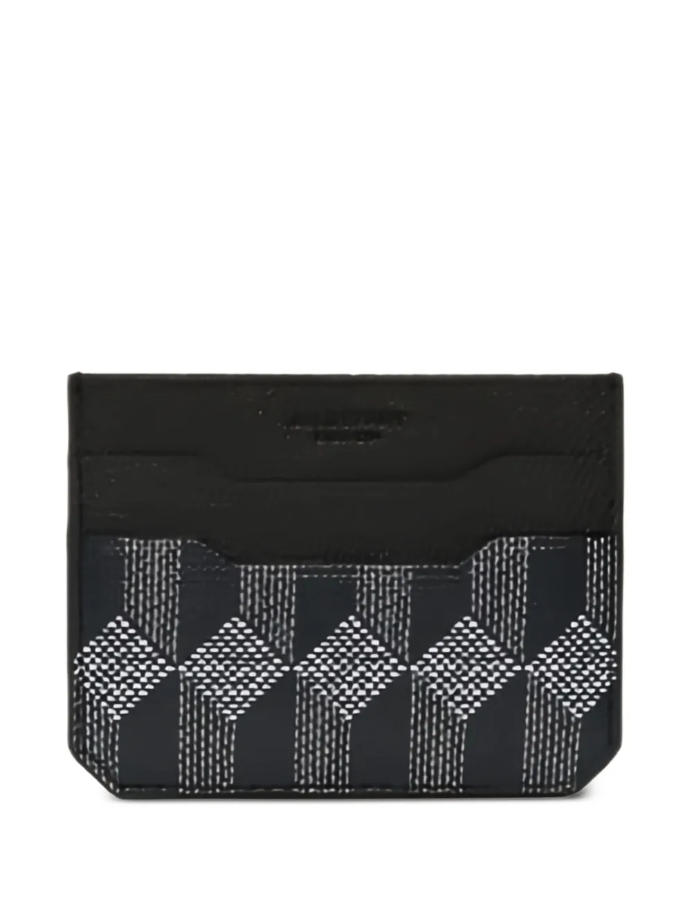 Au Départ geometric-pattern card holder | Black | Image 1