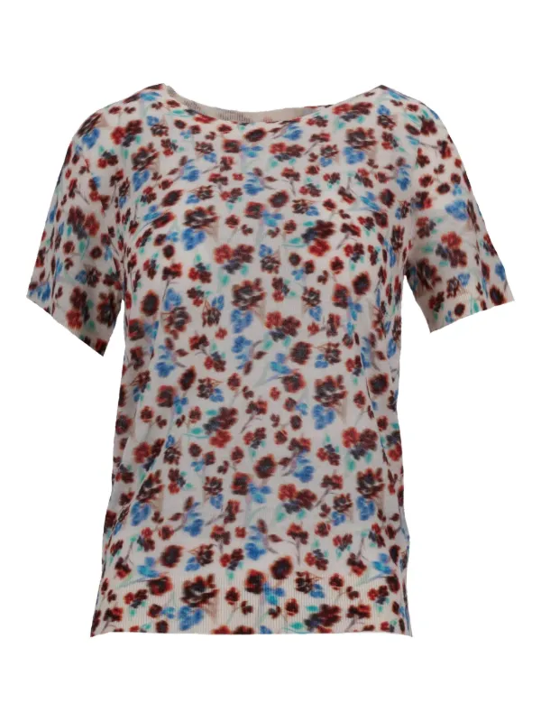 Paul Smith Floral-pattern T-shirt in Neutrals