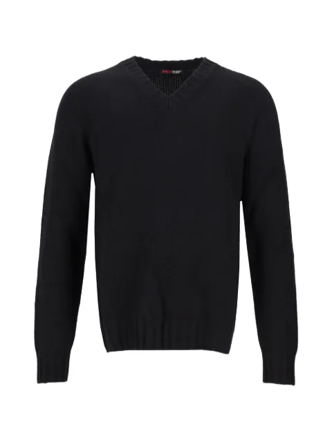 LA ROSE V-neck knitted sweater