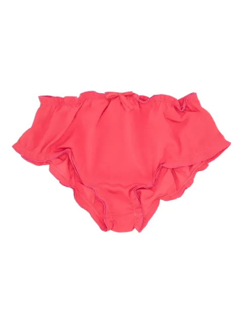Vivetta ruffled bow-detail briefs