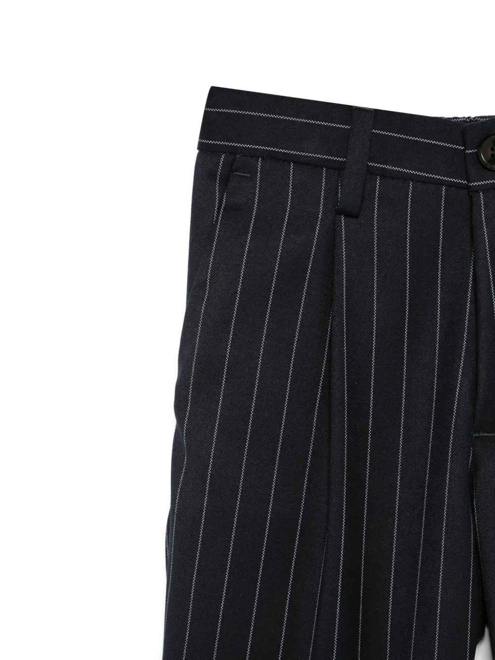 Siola Frederick broek met krijtstreep Blauw