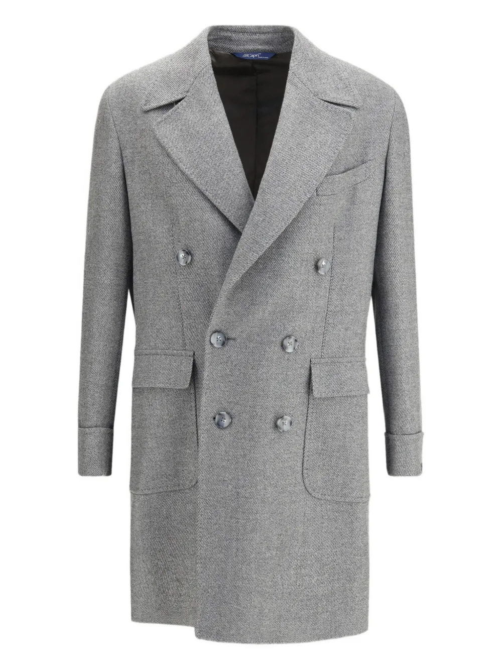 GI CAPRI buttoned double-breasted coat | gris | Image 1