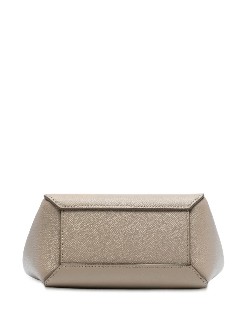 Pre-owned Celine 2020 Pico Grained Calfskin Belt Bag Satchel In Brown