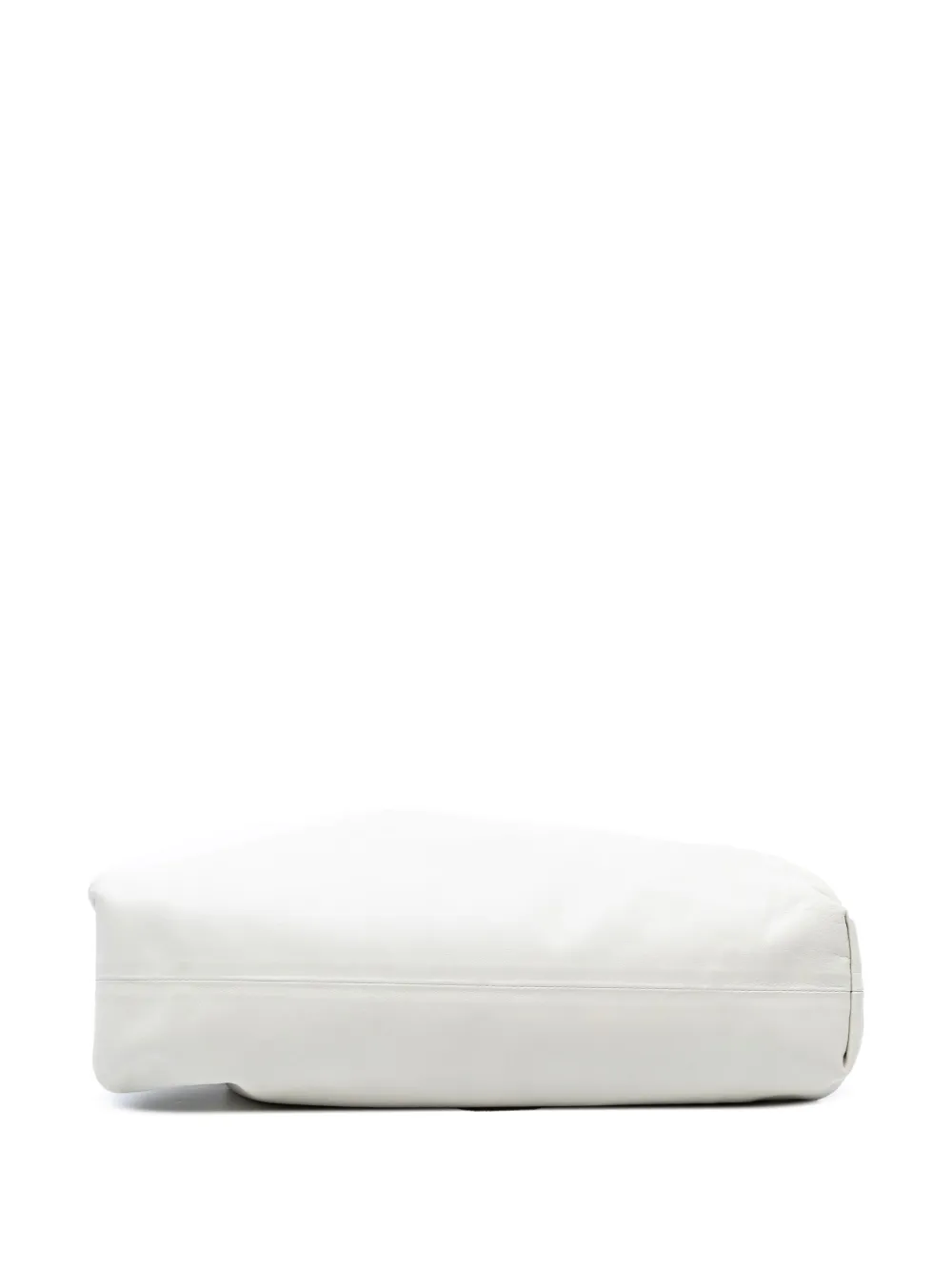 Pre-owned Bottega Veneta 2012-2025 Lambskin The Pouch Clutch Bag In White