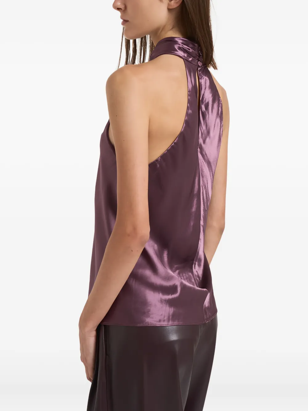 THE ANDAMANE Zeyne haltertop Paars