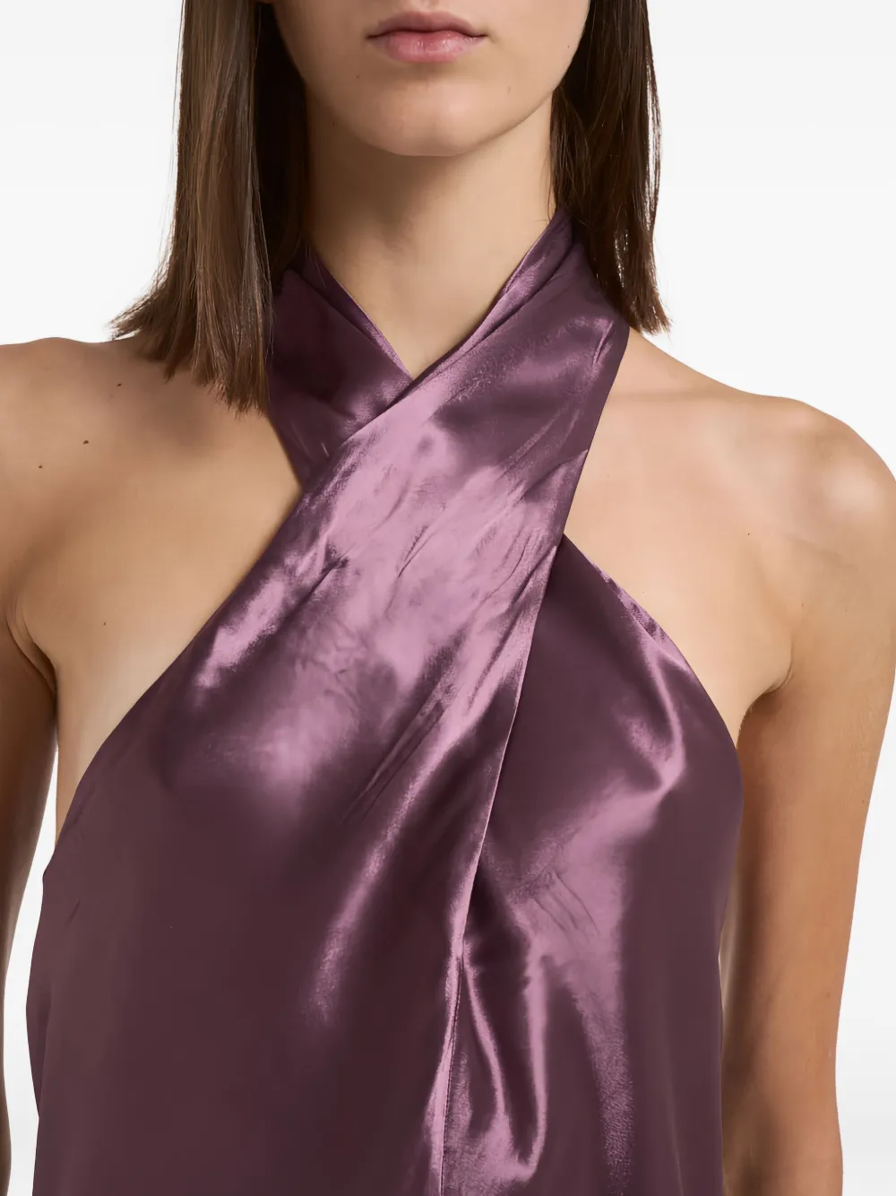 THE ANDAMANE Zeyne haltertop Paars