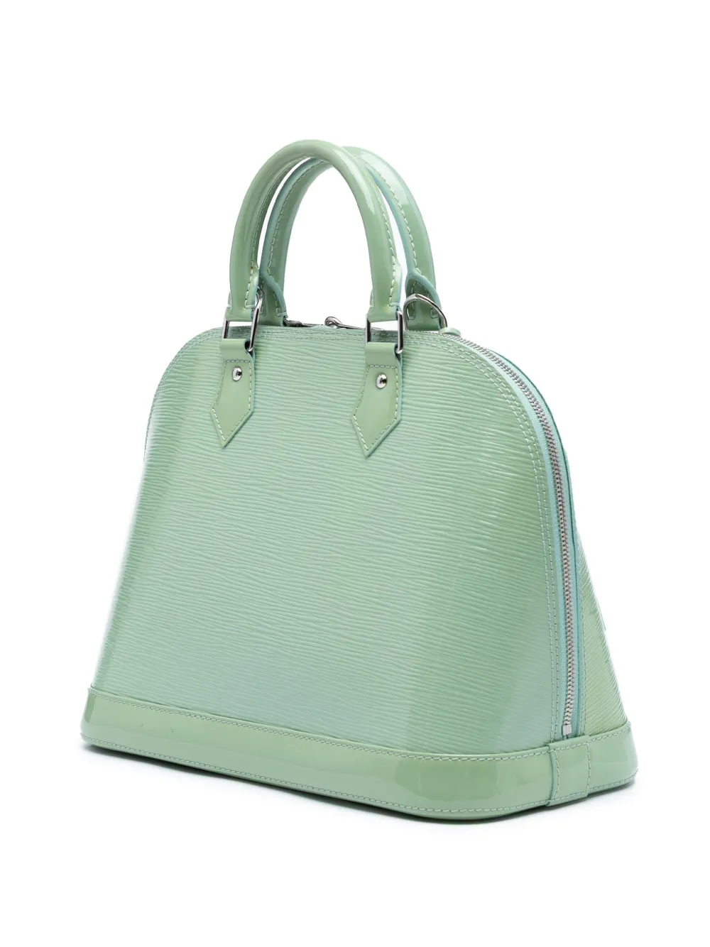 Pre-owned Louis Vuitton 2013 Electric Epi Alma Pm Handbag In Green