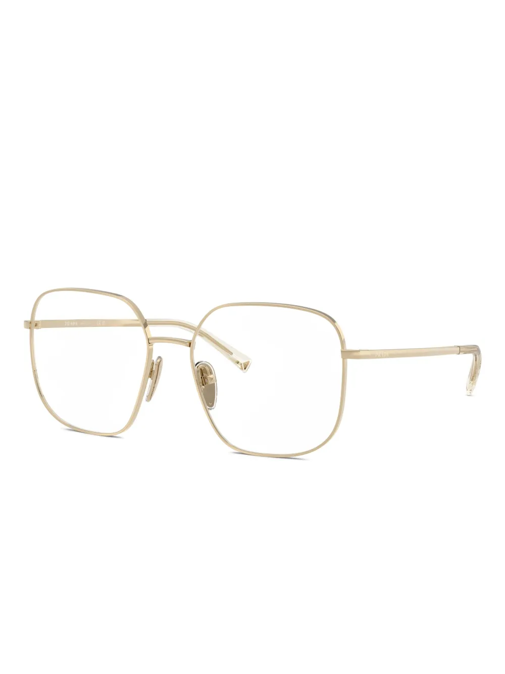 Prada Eyewear round-frame glasses | Gold | Image 1