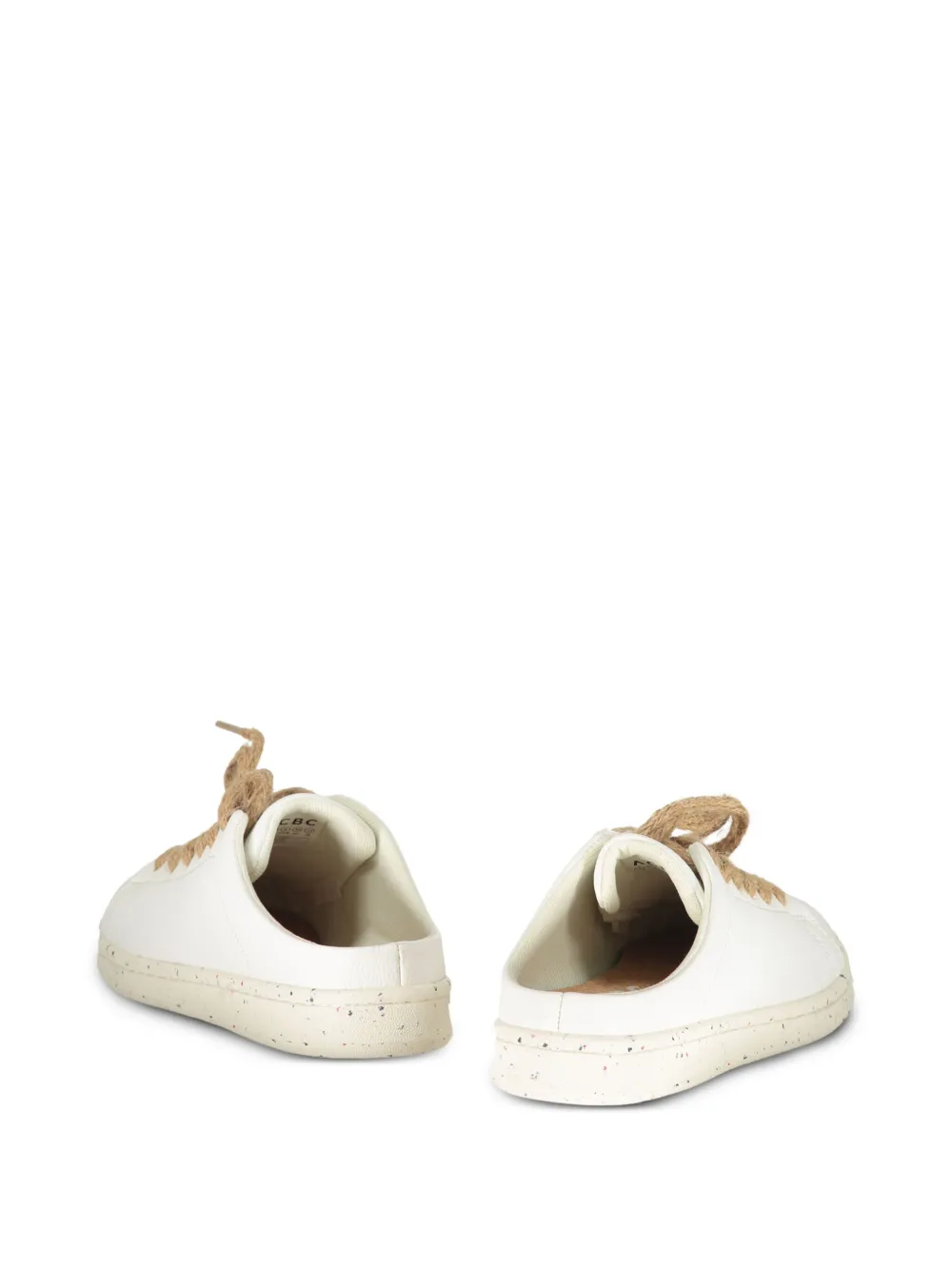 Acbc Lace-up Sneakers Mules In White