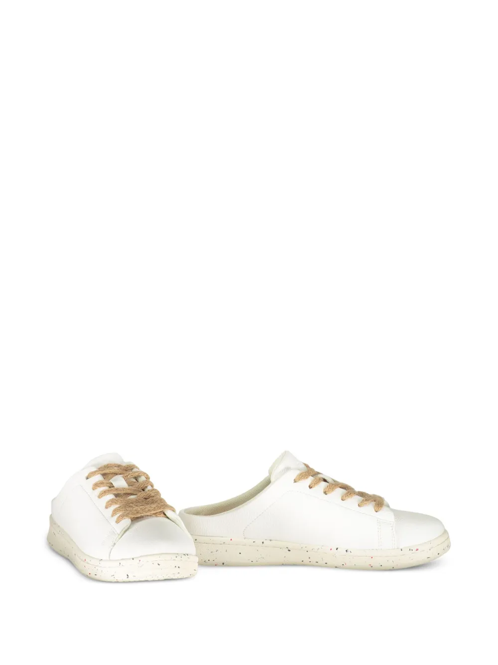 Acbc Lace-up Sneakers Mules In White