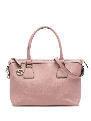 【美品✨】グッチ ジャッキー ハンドバッグ ピンク スエード レザー Gucci Pre-Owned 2000-2015 スエード ジャッキー ハンドバッグ