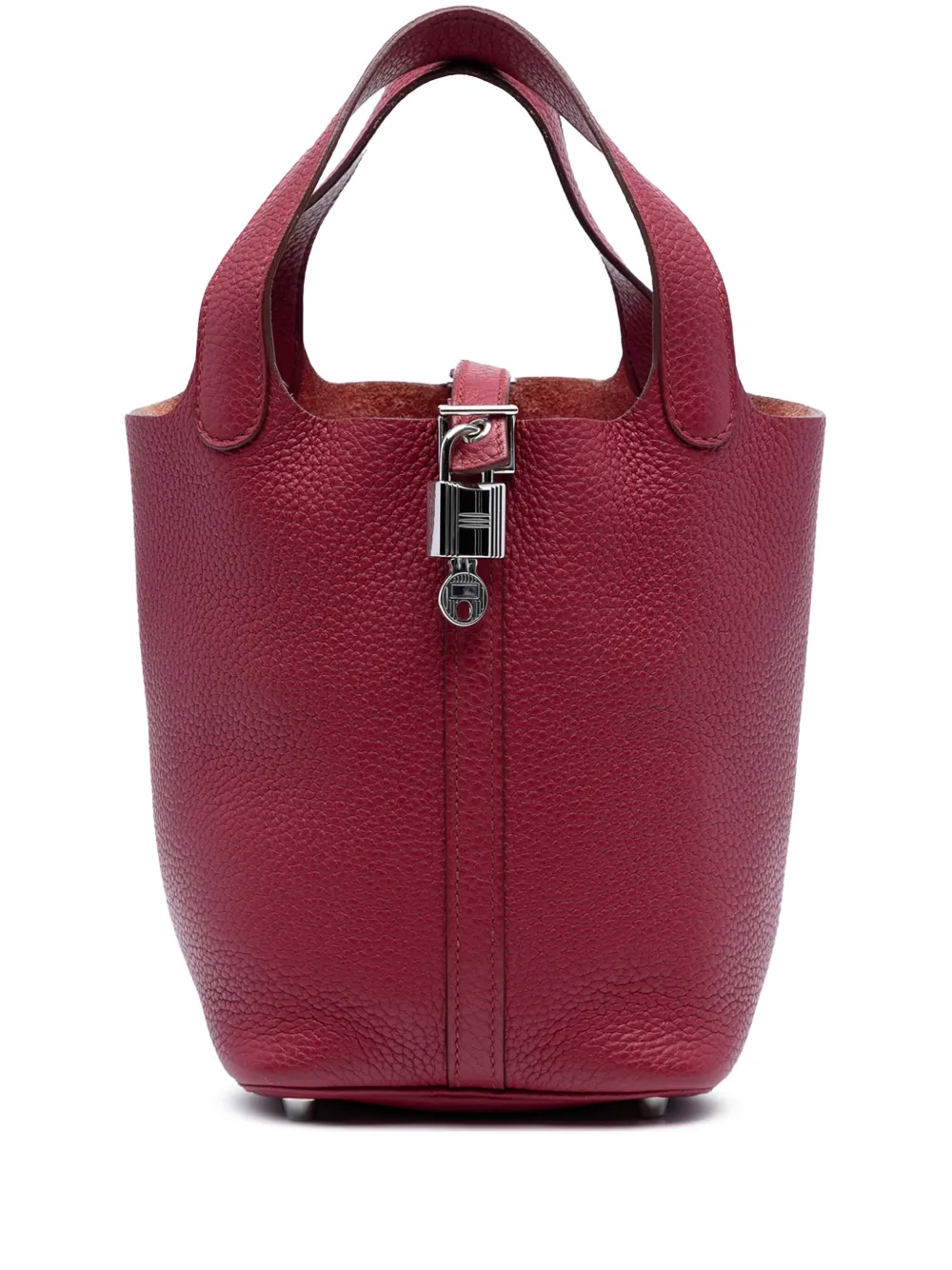 Hermès Pre-Owned 2015 Clemence Picotin Lock 18 handbag | Red | Image 1