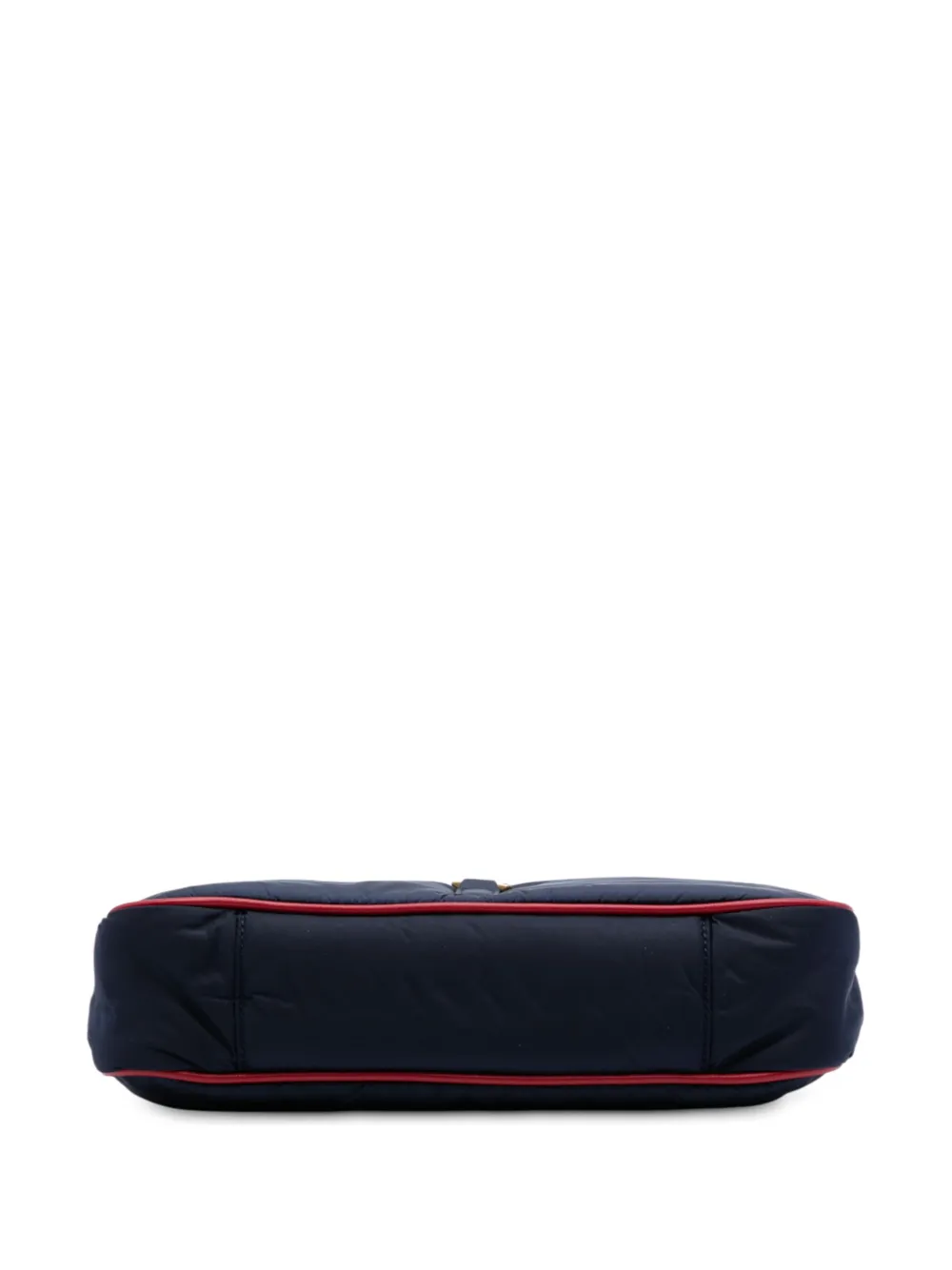 Pre-owned Saint Laurent 2012 Nylon Le 5 A 7 Shoulder Bag In Blue