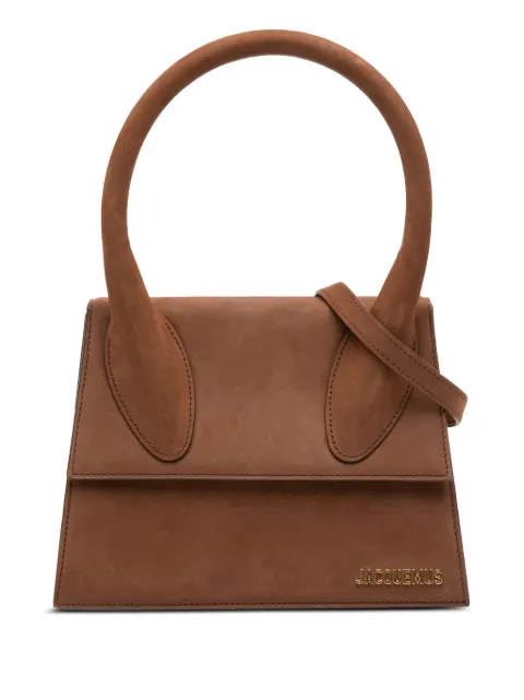 Jacquemus Pre-Owned 2021-2025 Nubuck Le Grand Chiquito satchel