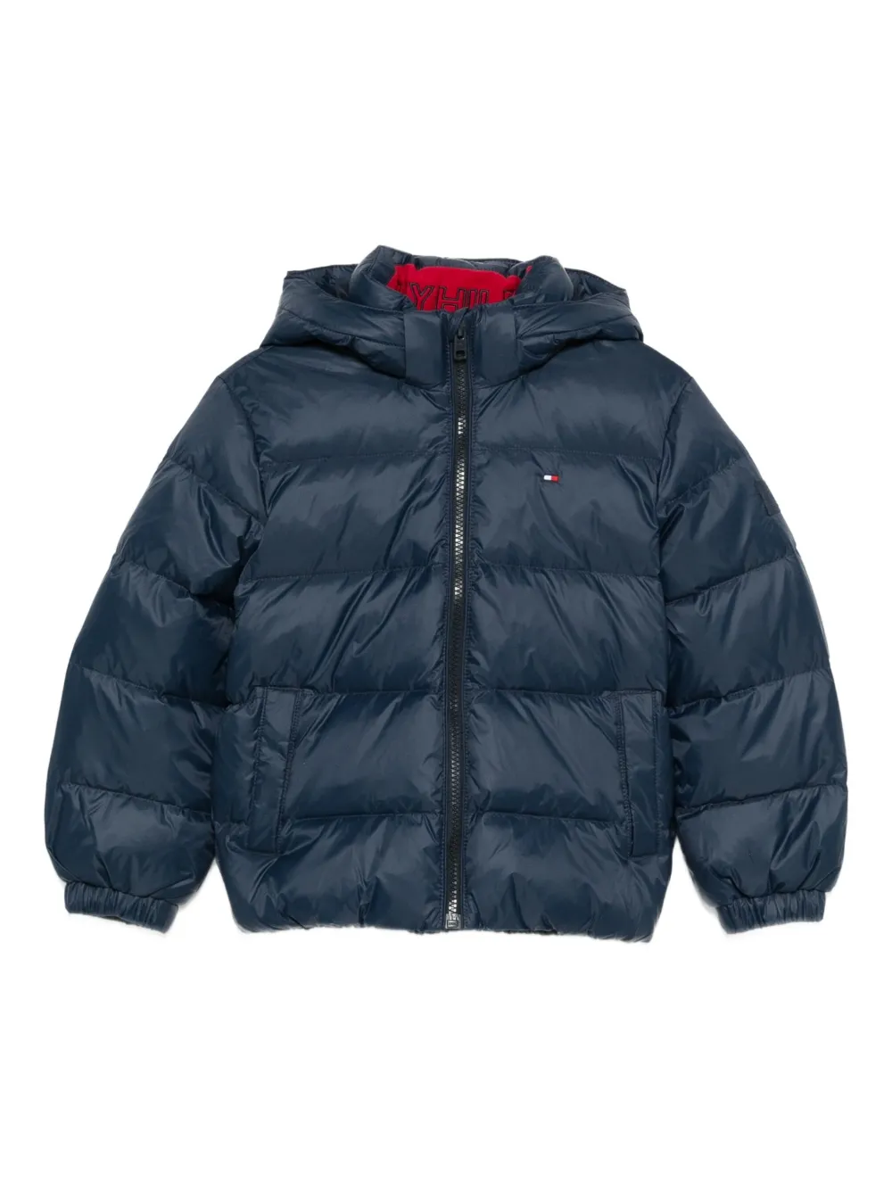 Tommy Hilfiger Junior Essential パデッドジャケット - ブルー Tommy Hilfiger Junior Essential パデッドジャケット - ブルー