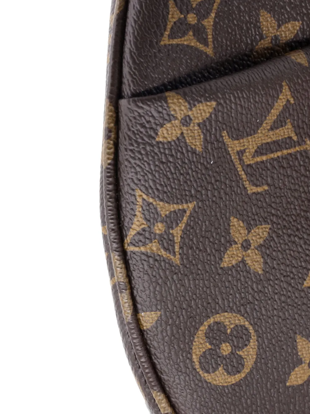 Pre-owned Louis Vuitton High Rise Bum Bag Monogram Canvas Belt Bag In Brown